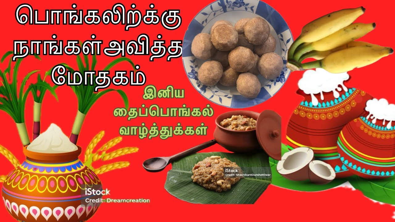 பொங்கலிற்க்கு நாங்கள்அவித்த மோதகம்