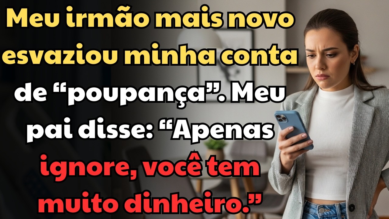 Meu irmão roubou R$100.000. Mal sabia ele que era o dinheiro do nosso pai.