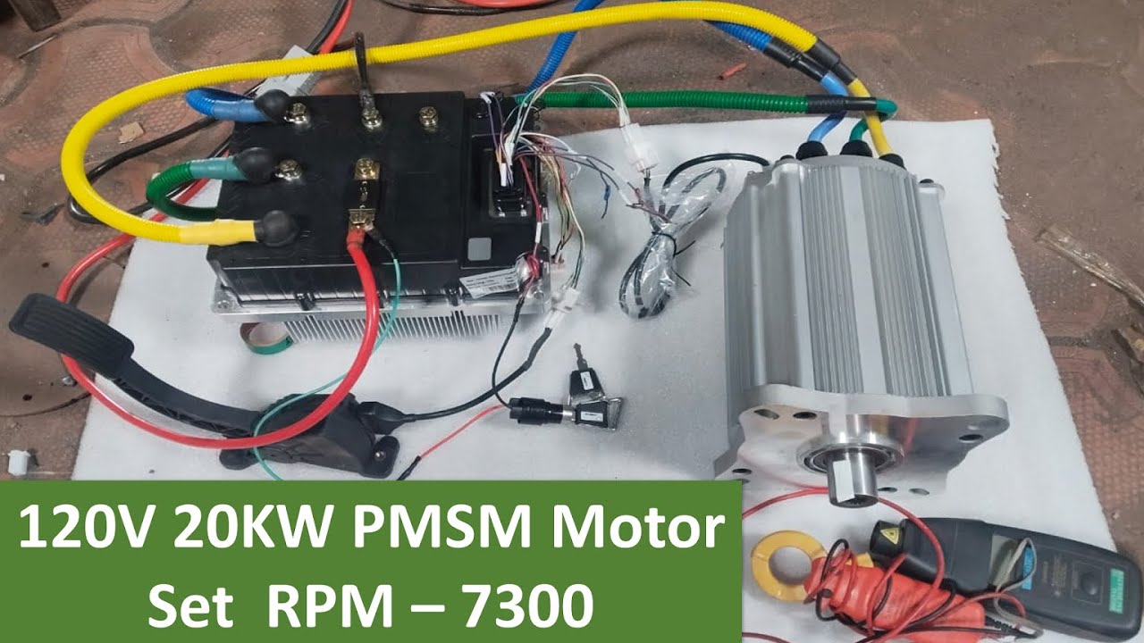 120v 20kw Pmsm Motor and controller | 20Kw pmsm motor | conversion kit | pmsm motor | bldc motor
