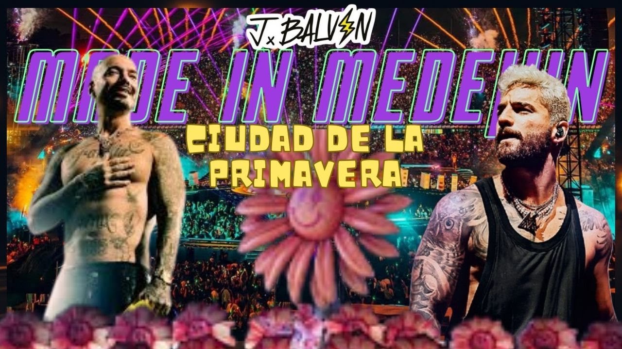 J Balvin FESTIVAL De La Primavera en MEDELLIN hace CONCIERTAZO Historico INOLVIDABLE!! Show En VIVO