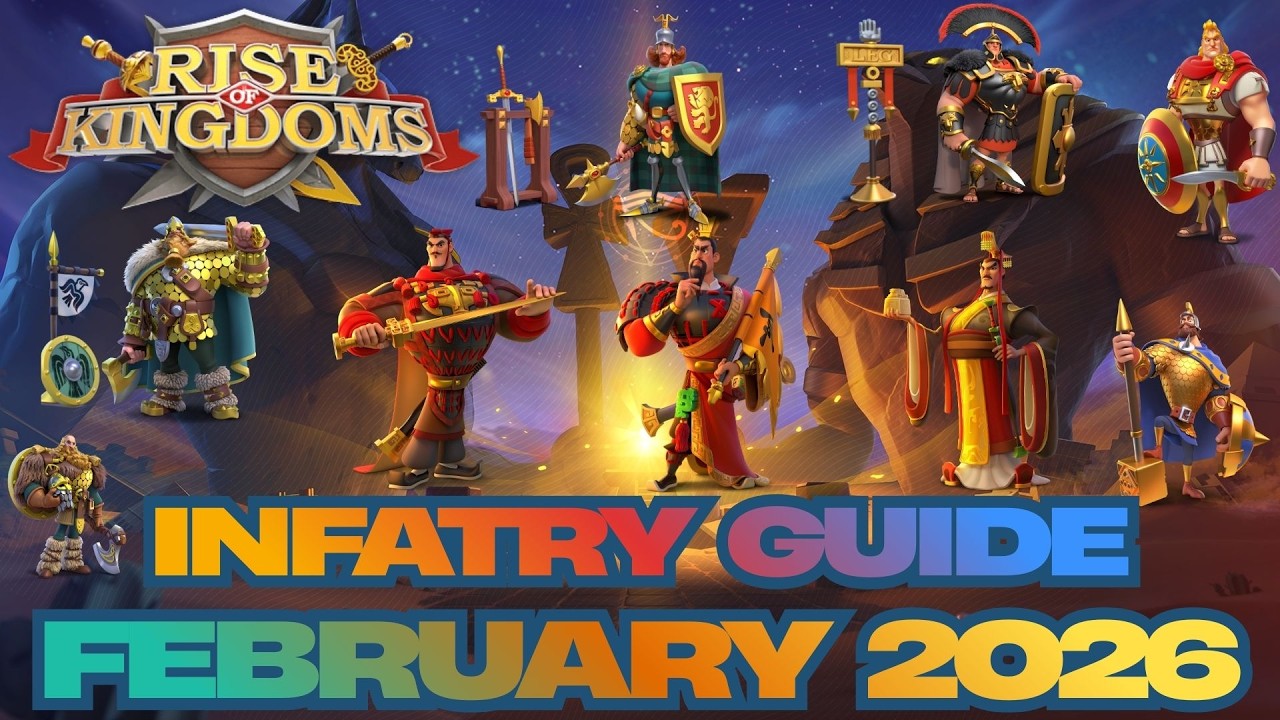 Infantry Guide - February 2026 - Rise of Kingdoms Optimusprimal Gaming
