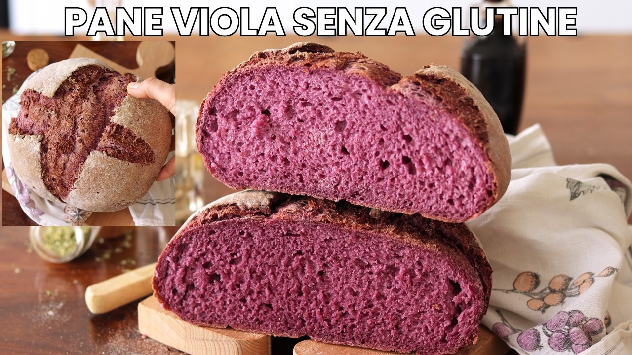 Pane viola senza glutine e senza lattosio Infallibile!