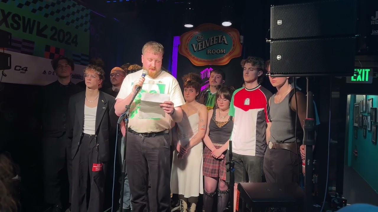 Irish Artists Statement At SXSW Austin Texas