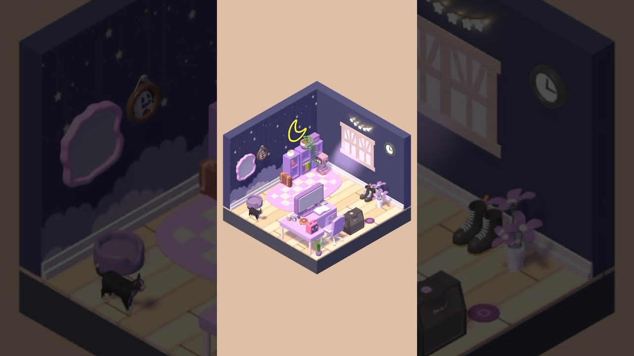 Trying out My Cozy Room 🌙✨ #mycozyroom #nintendoswitch #cozygaming #roomdesign #aesthetic