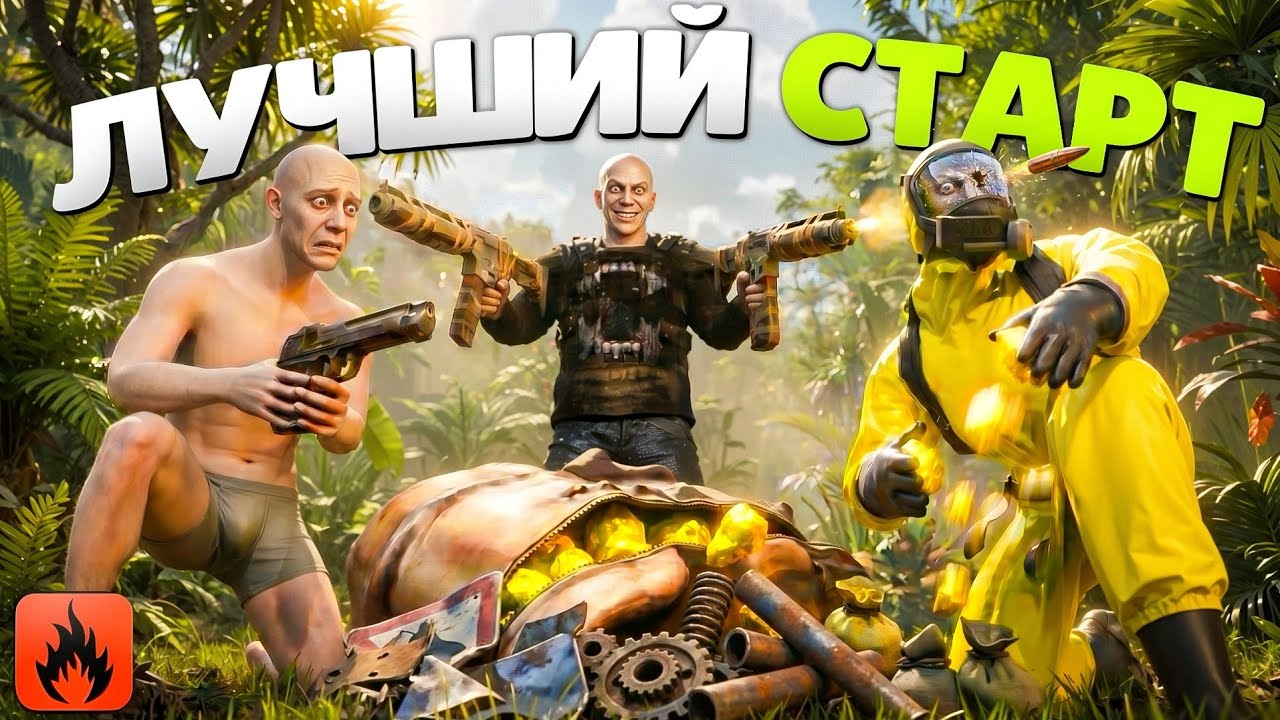 ЛУЧШИЙ СТАРТ! ВЫЖИВАНИЕ С НУЛЯ в Oxide: Survival island 