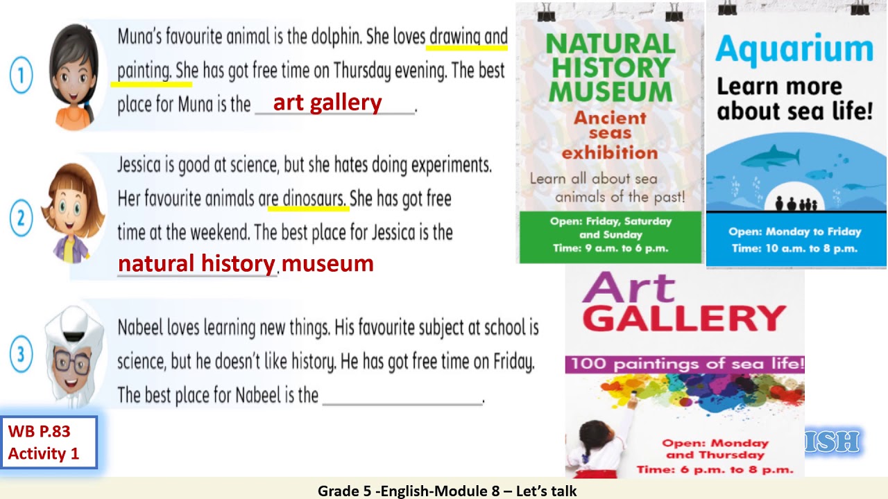 Grade 5 English Module 8 Let&rsquo;s talk