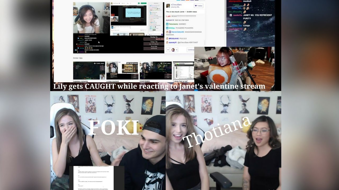 Pokimane and Thotiana again! FOKI reads a story. Lily reaction to JOAST. Is liberty a meme?