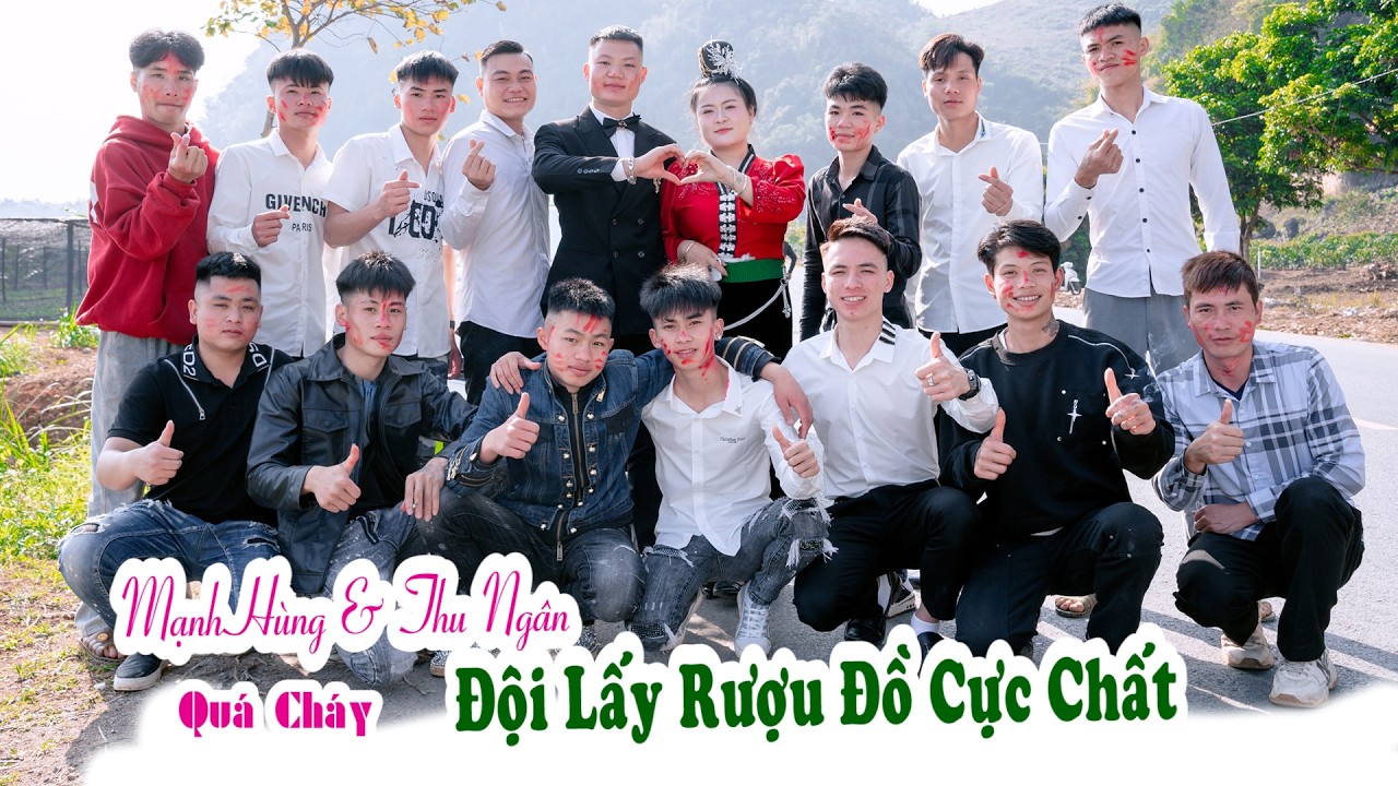 TOÀN CẢNH LỄ ĐÓN DÂU & RƯỢU ĐỒ TRONG LTH MẠNH HÙNG & THU NGÂN TẠI BẢN Ỏ TRA - BẢN CỨP, CHIỀNG MAI.