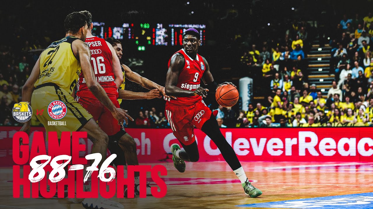 FC Bayern München Highlights | Baskets Oldenburg - FCBB 88:76 | BBL 22/23 | 34. Spieltag