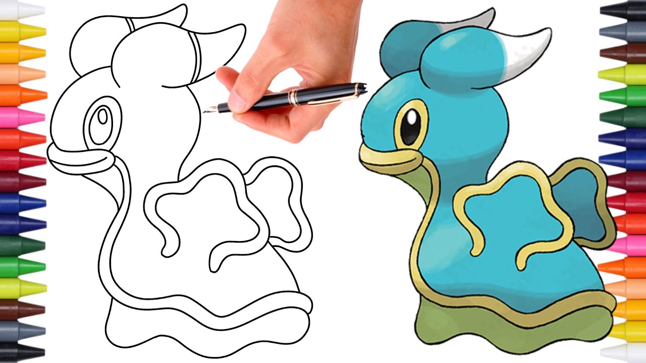 Comment Dessiner LE POKÉMON SANCOKI Mer Orient | Variantes de Pokémon
