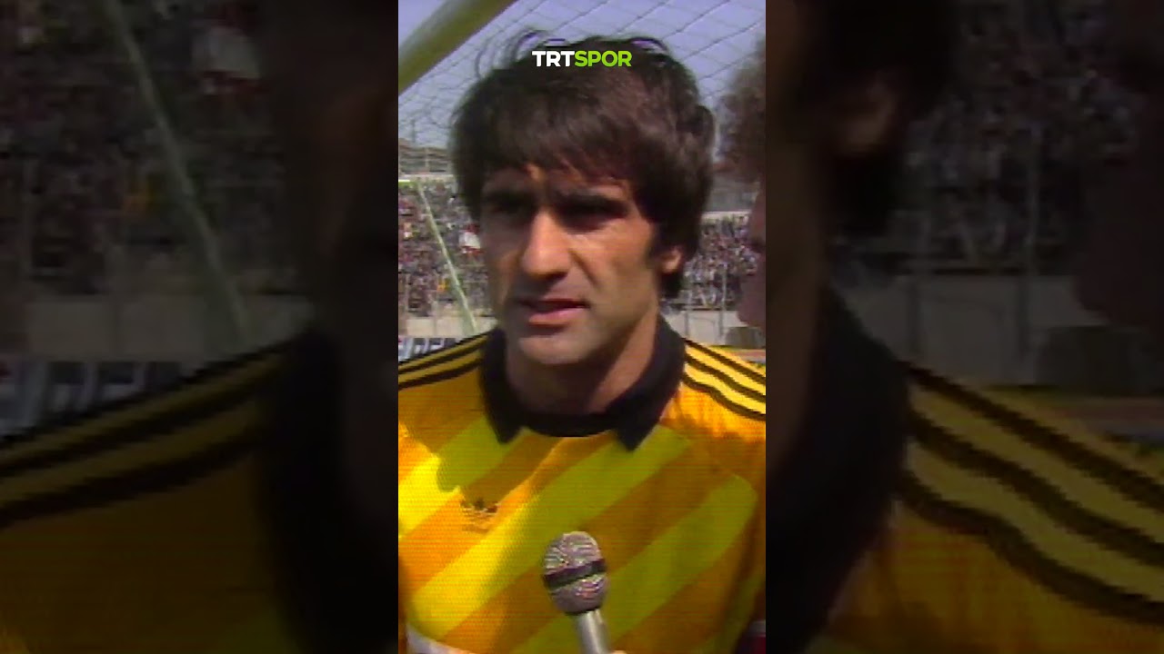 Trabzonspor kalecisi Şenol G&uuml;neş Beşiktaş ma&ccedil;ına &ccedil;ıkıyor (1986)