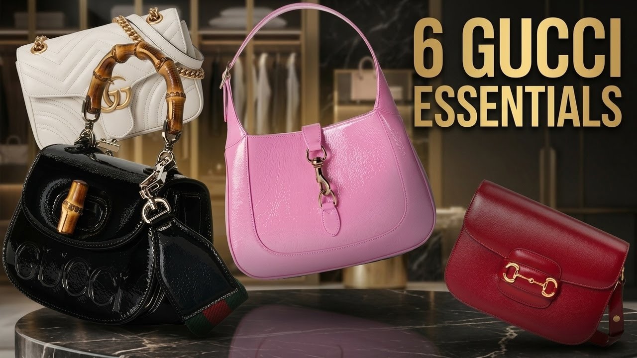 TOP 6 GUCCI LUXURY DESIGNER HANDBAGS EVER MADE!