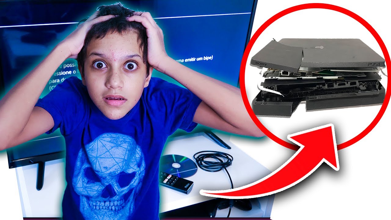 Meu Pai Quebrou Meu PS4!