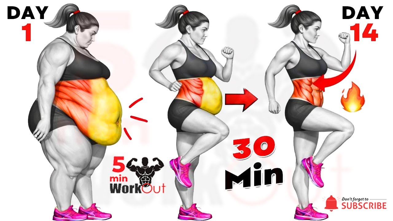 30-Min abs Workout To Lose Belly Fat BEST Weight Loss Standing Exercises