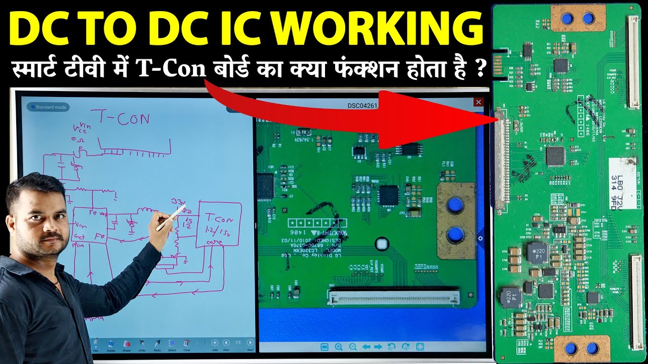 T-con Board Kaise Kam Karta Hai | T-Con Board Repair| Led Tv T-CON Board Circuit Diagram