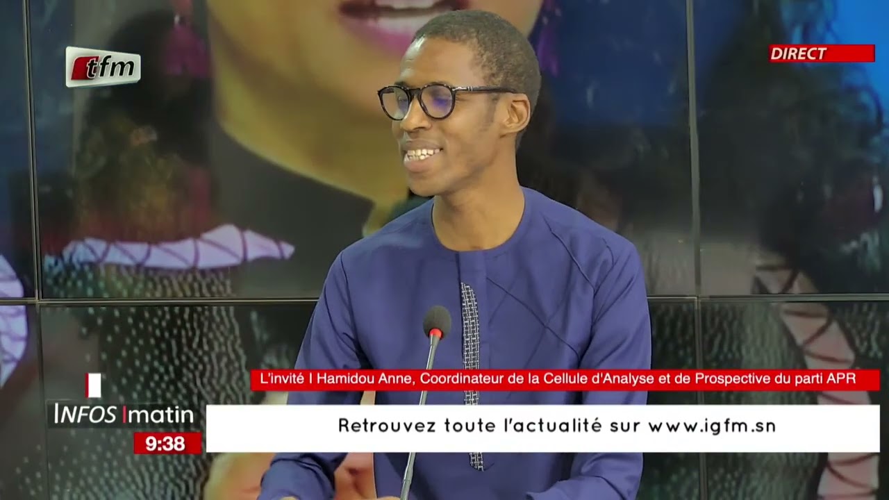 l'invite d'infos matin | Hamidou ANNE, coordinateur de la cellule d'analyse et de prospective de APR