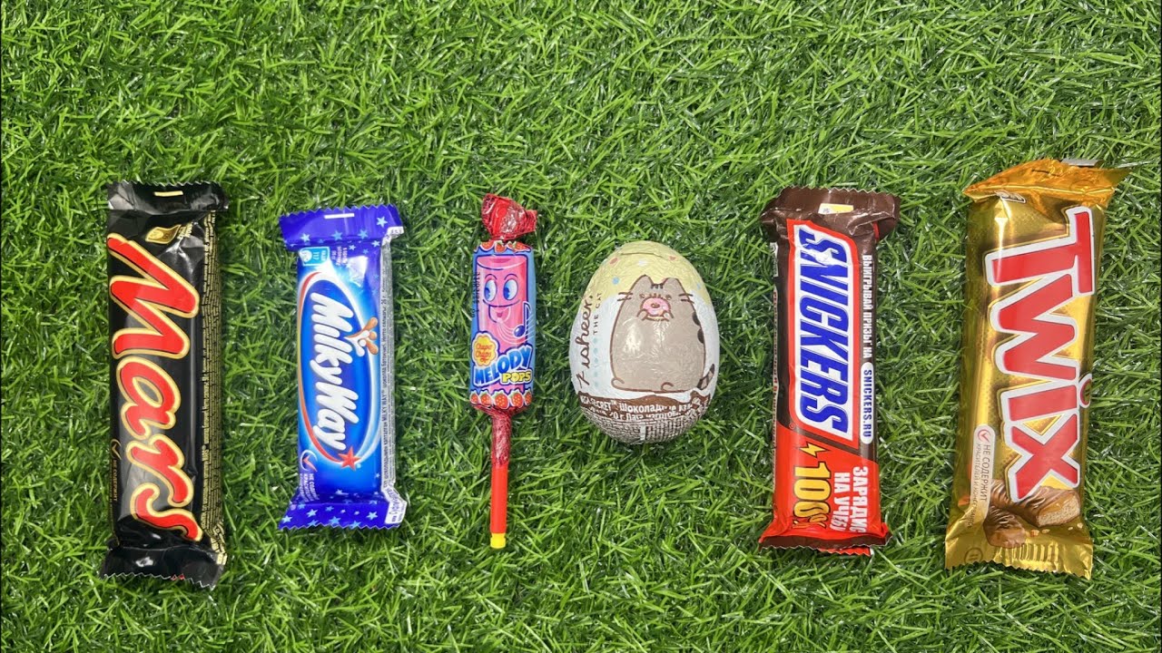 ASMR Satisfying Chocolate Bar Unwrapping Compilation