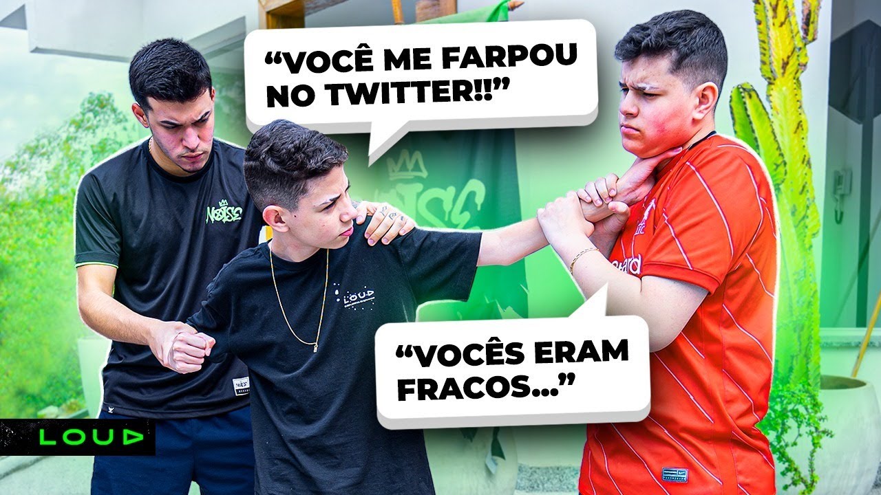 TRETA!! ELE BRIGOU COM O NOVO CONTRATADO NA LOUD!!