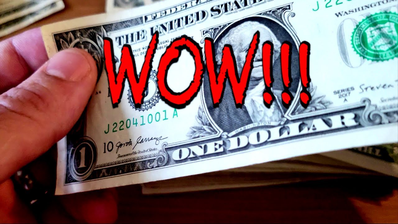 UNEXPECTED Serial Number - Searching One DOLLAR Bills For STAR Notes And COOL Serial Numbers