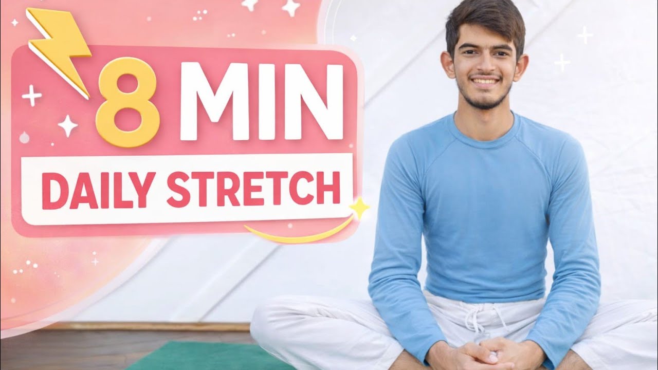 8 Min Everyday stretch for Middle Split..