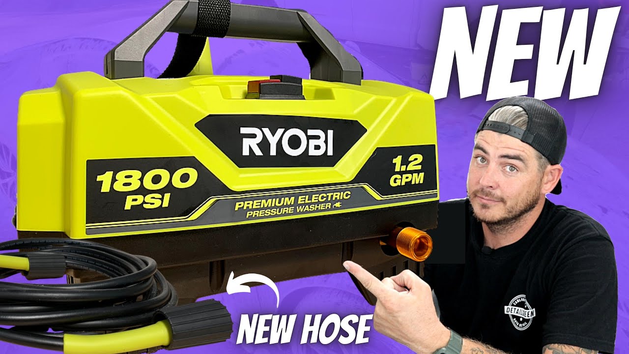 Электрическая мойка высокого давления Ryobi 1800 фунтов на кв. дюйм, 1,2 галлона в минуту | Мойка...