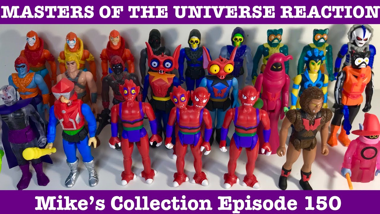 Masters of the Universe ReAction Figure Collection