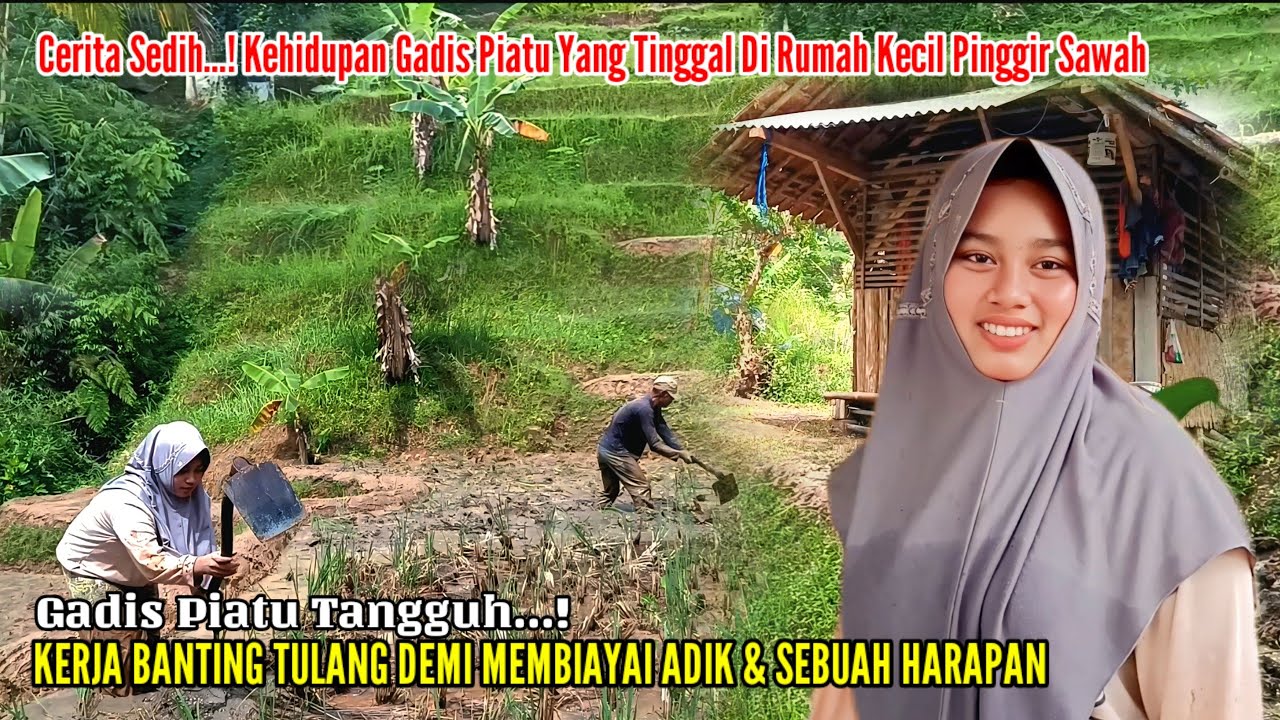 GADIS TANGGUH❗POTRET AKTIVITAS NENG RINI GADIS PIATU DAN TANGGUH KERJA BANTING TULANG DEMI KELUARGA