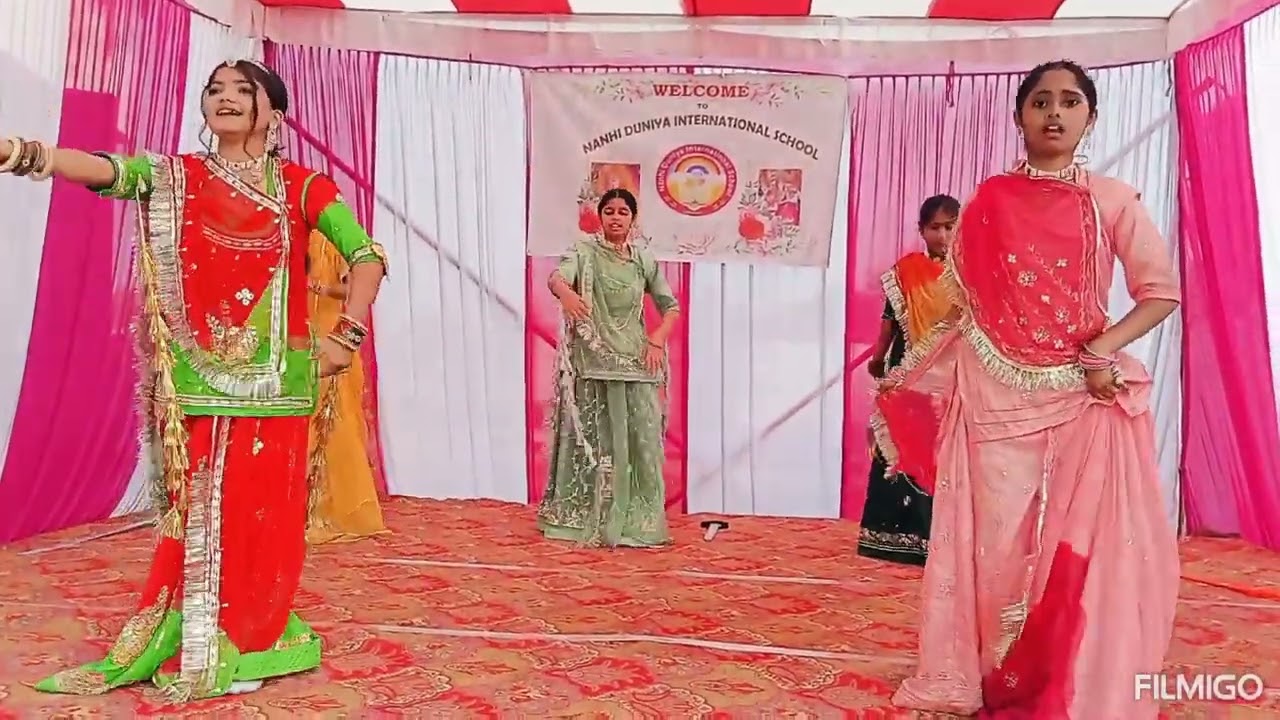 NANHI DUNIYA INTERNATIONAL SCHOOL 🏫 SATNA #26JAN#DANCE PERFORMANCE #Rajasthani dance  