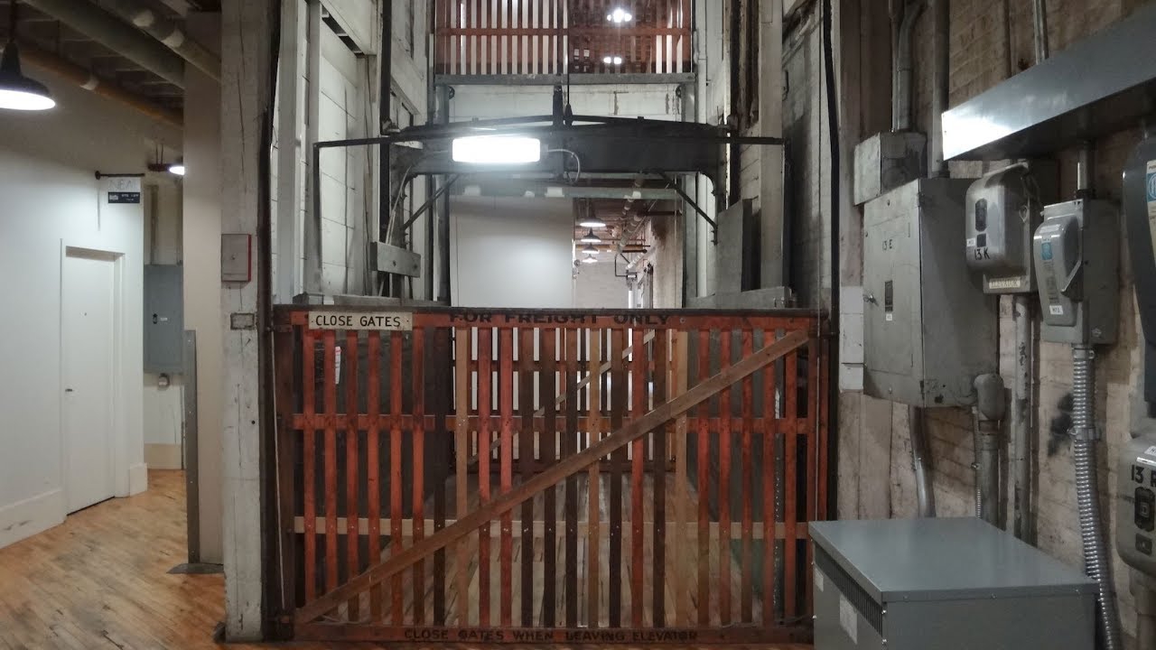 Amazing 100 year old freight elevator in Minneapolis MN Lagerquist Elevator