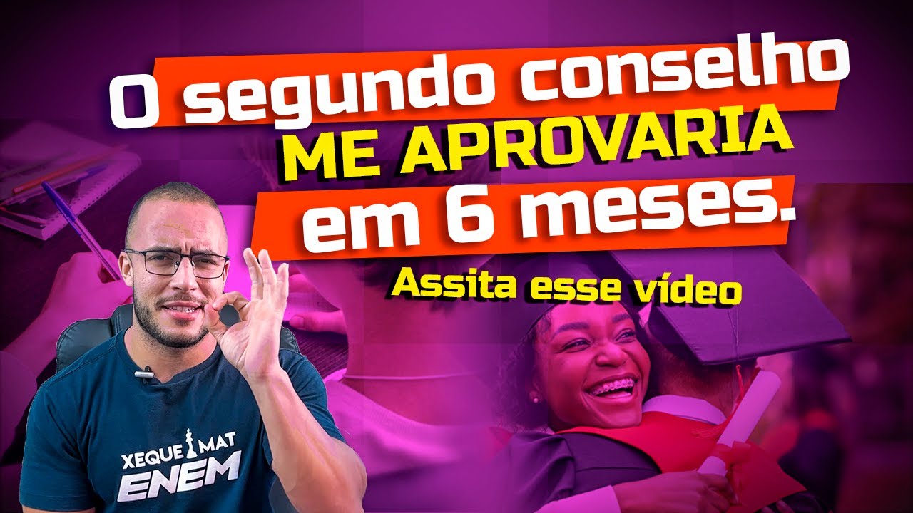 5 conselhos pra quem vai fazer o ENEM | Eu gostaria de ter recebido aos 18 anos