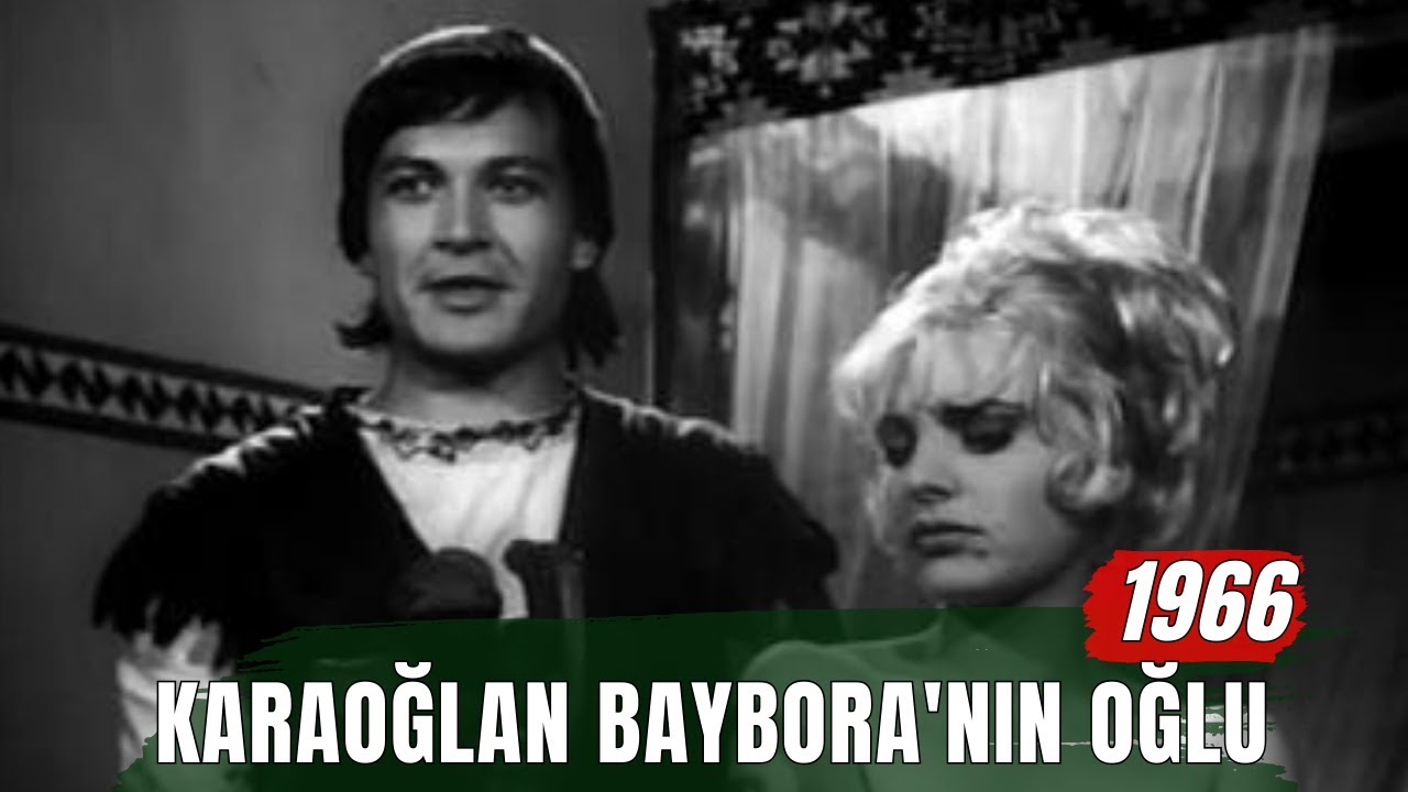 Karaoğlan Baybora'nın Oğlu | Kartal Tibet - Emel Turgut Siyah Beyaz Eski Türk Filmi