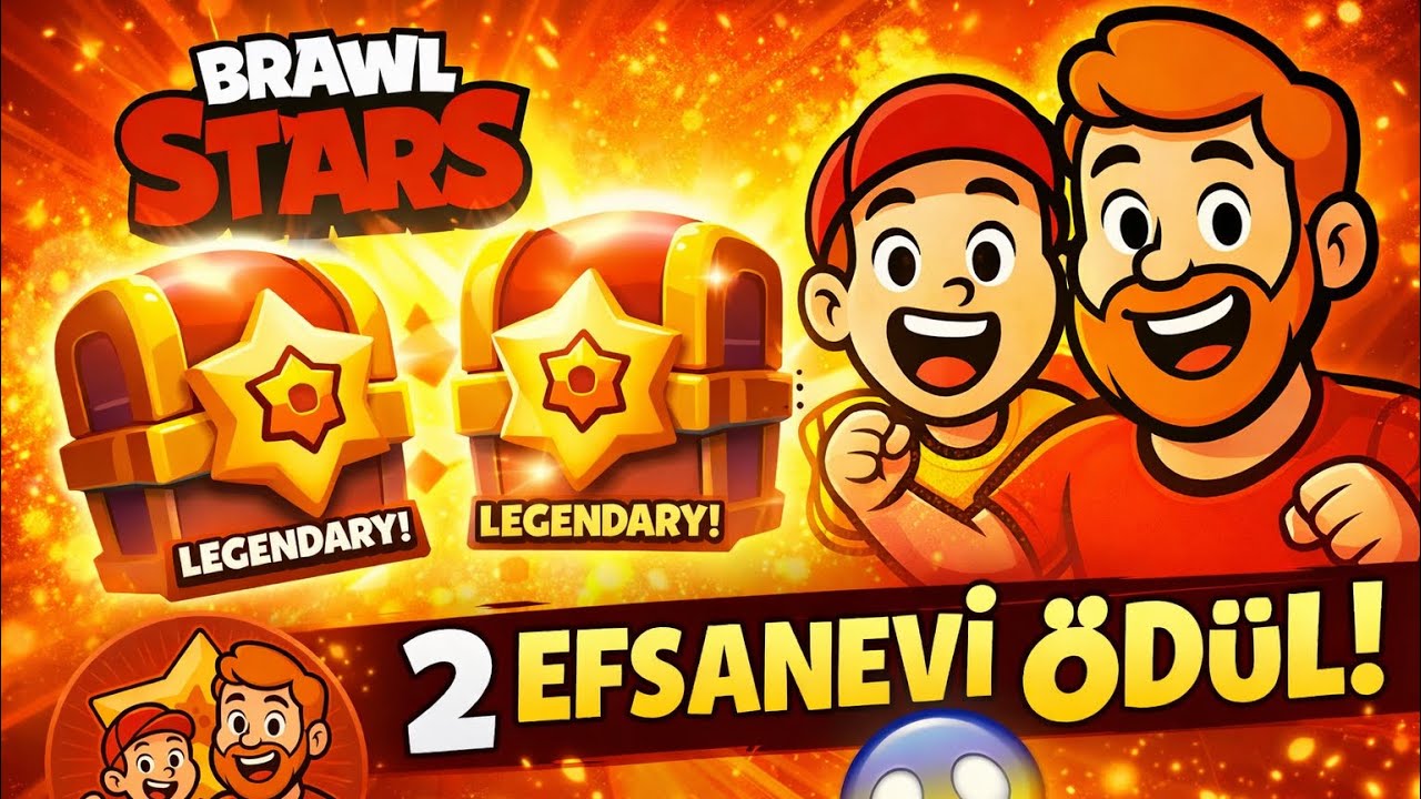 İNANILMAZ ŞANS! 😱 Brawl Stars’ta Aynı Anda 2 Efsanevi Ödül Açtık  #brawlstars 