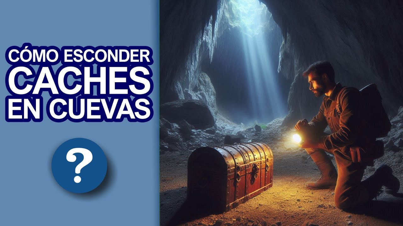 🦇 GEOCACHING en CUEVAS - ¿cómo esconder?