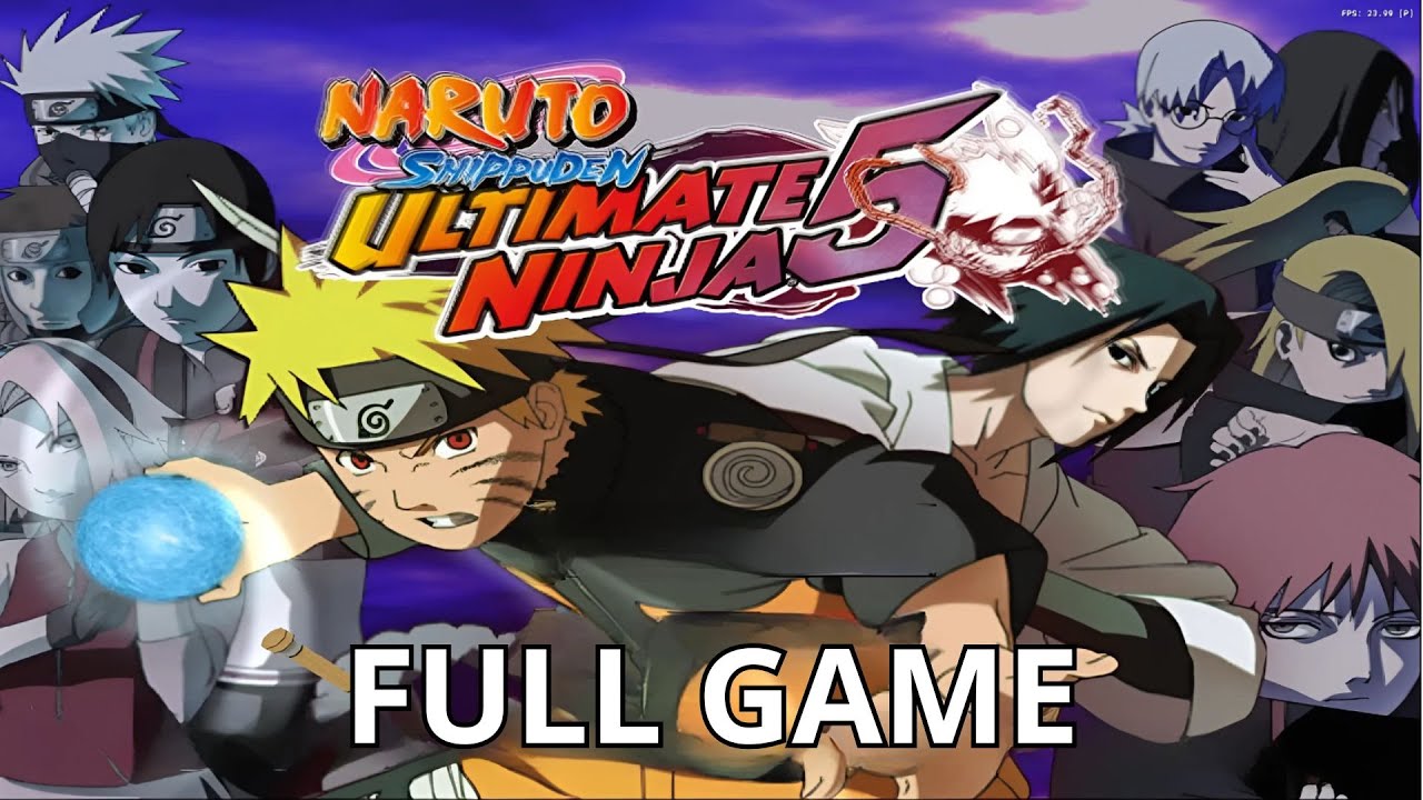 Naruto Shippuden Ultimate Ninja 5 PS2 Full Game Walkthrough Gameplay No Commentary