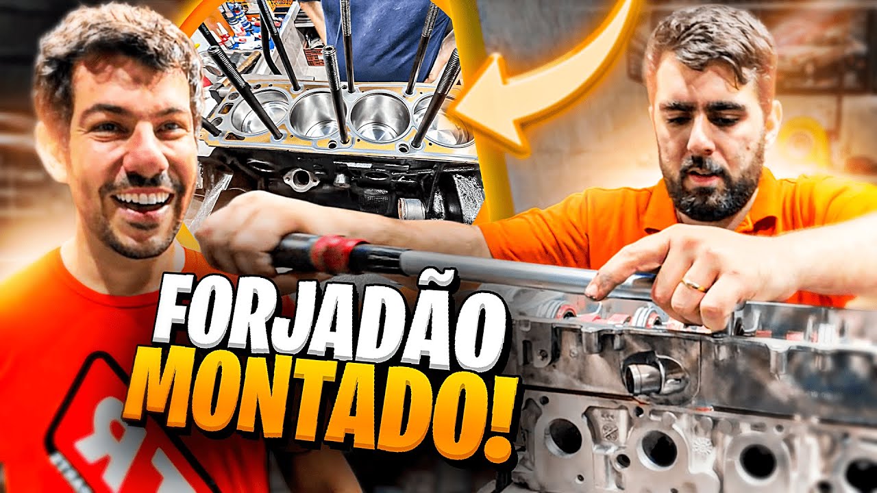 MONTAGEM DO MOTOR FORJADO DA SPIN! O CORAÇÃO TÁ PRONTO PRA VIAGEM! ❤️‍🔥