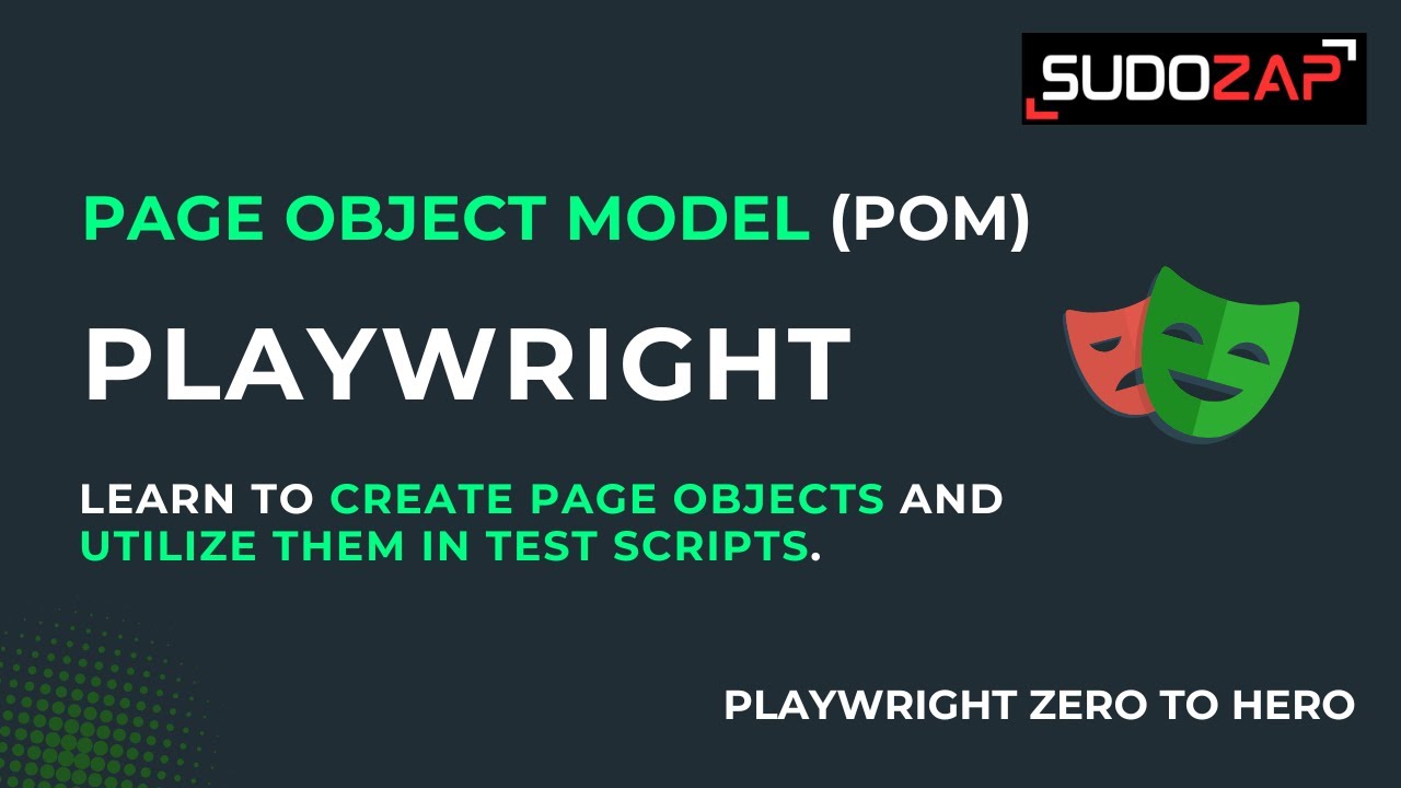 Page Object Model (POM) in Playwright TypeScript | Playwright-TypeScript Tutorial | @sdetchamp