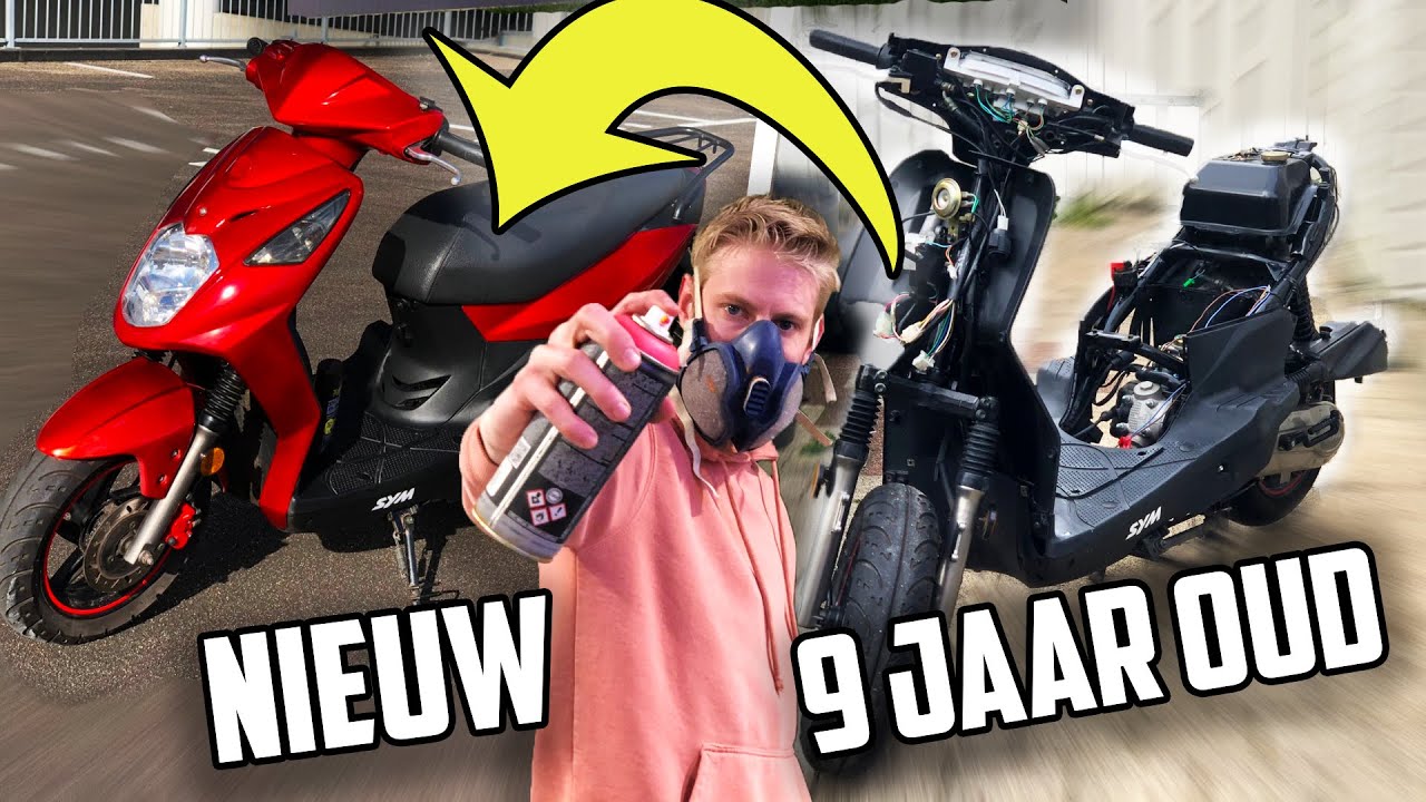 MIJN SCOOTER OPKNAPPEN *MEGA VERSCHIL*