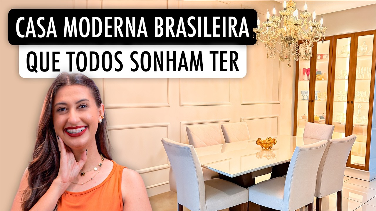 CASA MODERNA BRASILEIRA QUE TODOS SONHAM TER - DECORAÇÕES REAIS #39