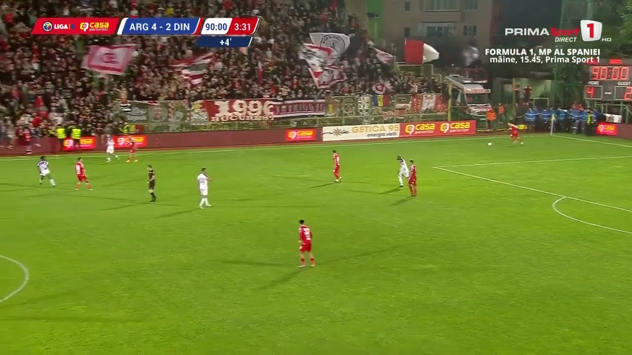 Dinamo A PROMOVAT în Superligă. Fanii au invadat terenul. 