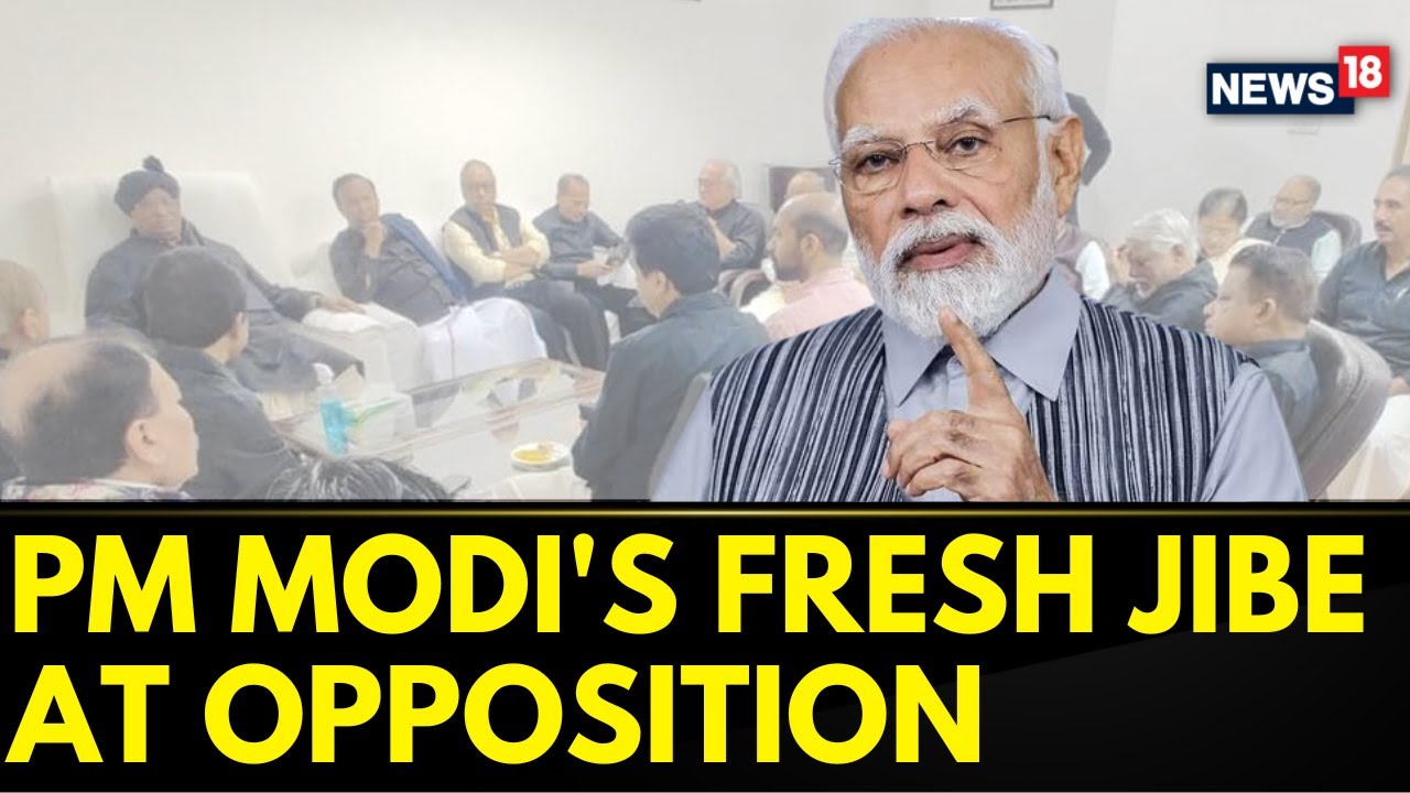 I.N.D.I.A Vs NDA | PM Modi Mocks Opposition Unity Again | Narendra Modi | Opposition Unity | News18