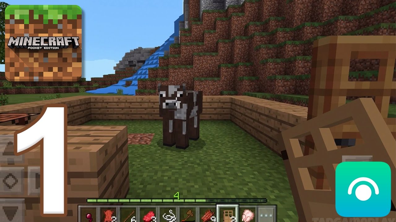 Minecraft Pocket Survival - Gameplay Walkthrough Part 1 (iOS, Android)