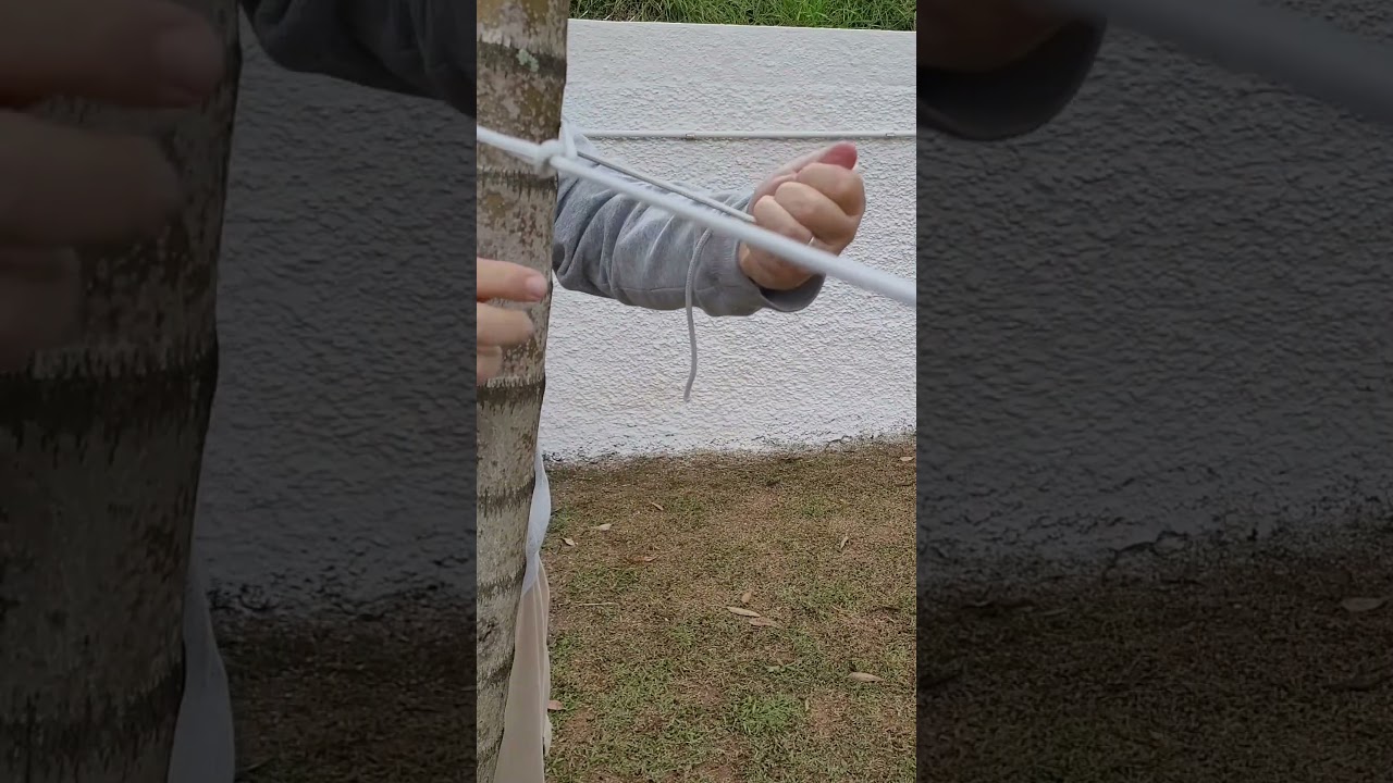 How to Tie a Tension Rope Knot 