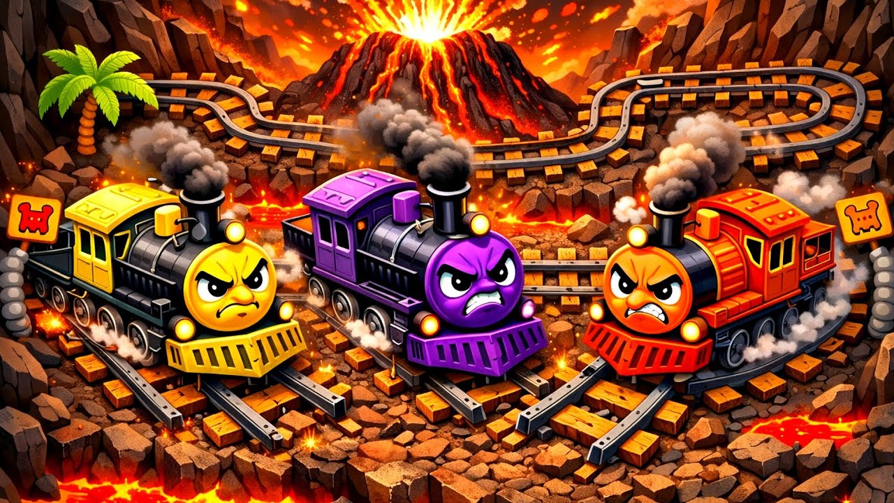 Train Tiles Express Puzzle (Volcano Level) | Android Gameplay Ep.650