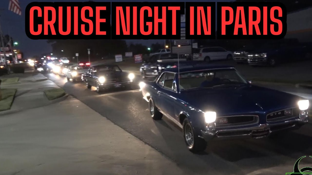 Cruise Night And Burnouts In Paris Arkansas 2025