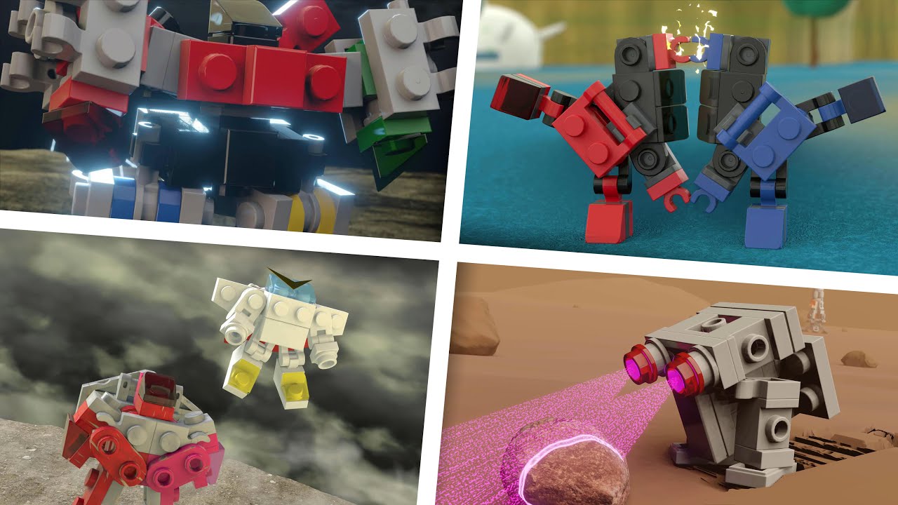 Сборник анимации роботов-трансформеров Brickmecha LEGO 30