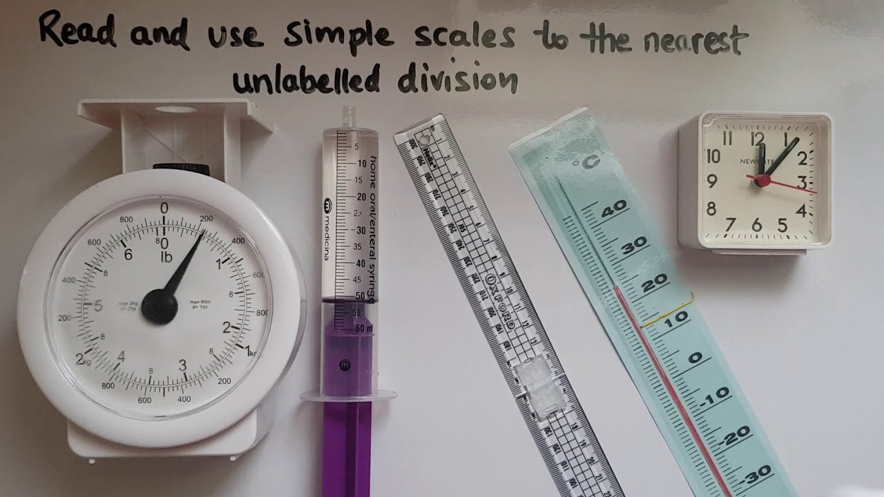 E3.14.1. Functional Skills Maths Entry 3: Use measures to the nearest unlabelled division