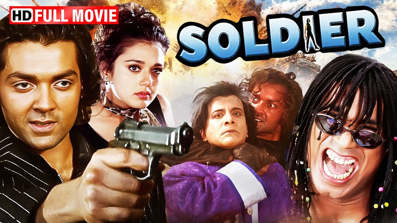 Soldier (1998) Full HD Movie | Bobby Deol, Preity Zinta | 90s Action Thriller Classic | Abbas-Mustan