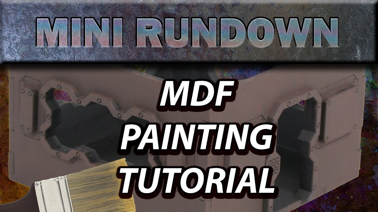 Testing the Best Ways to Seal MDF Terrain