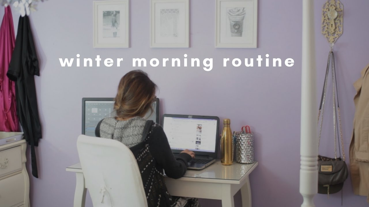 WINTER BREAK MORNING ROUTINE 2017 / Productive Morning