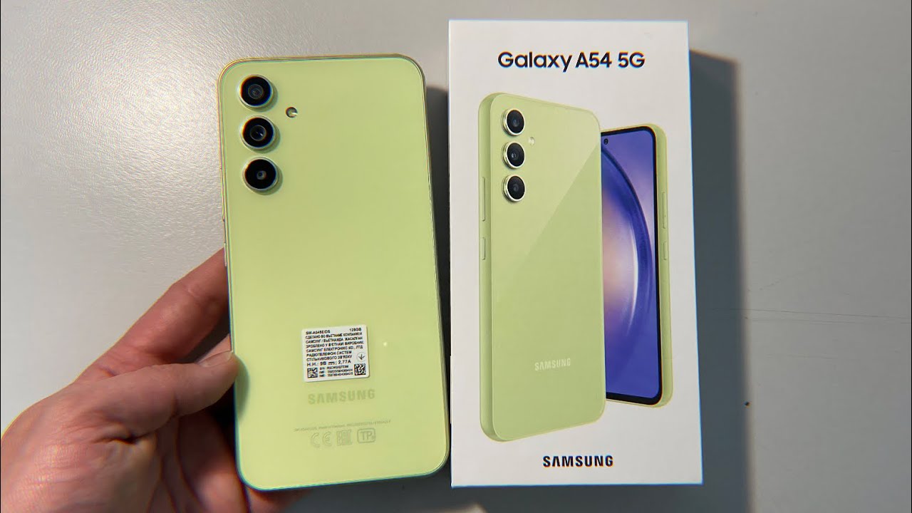 Samsung Galaxy A54 5G Dual Sim (SM A546) Unboxing